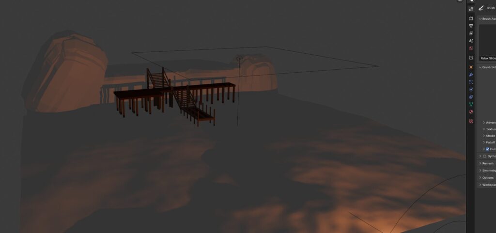 Greyscale subtle lighting with water texture